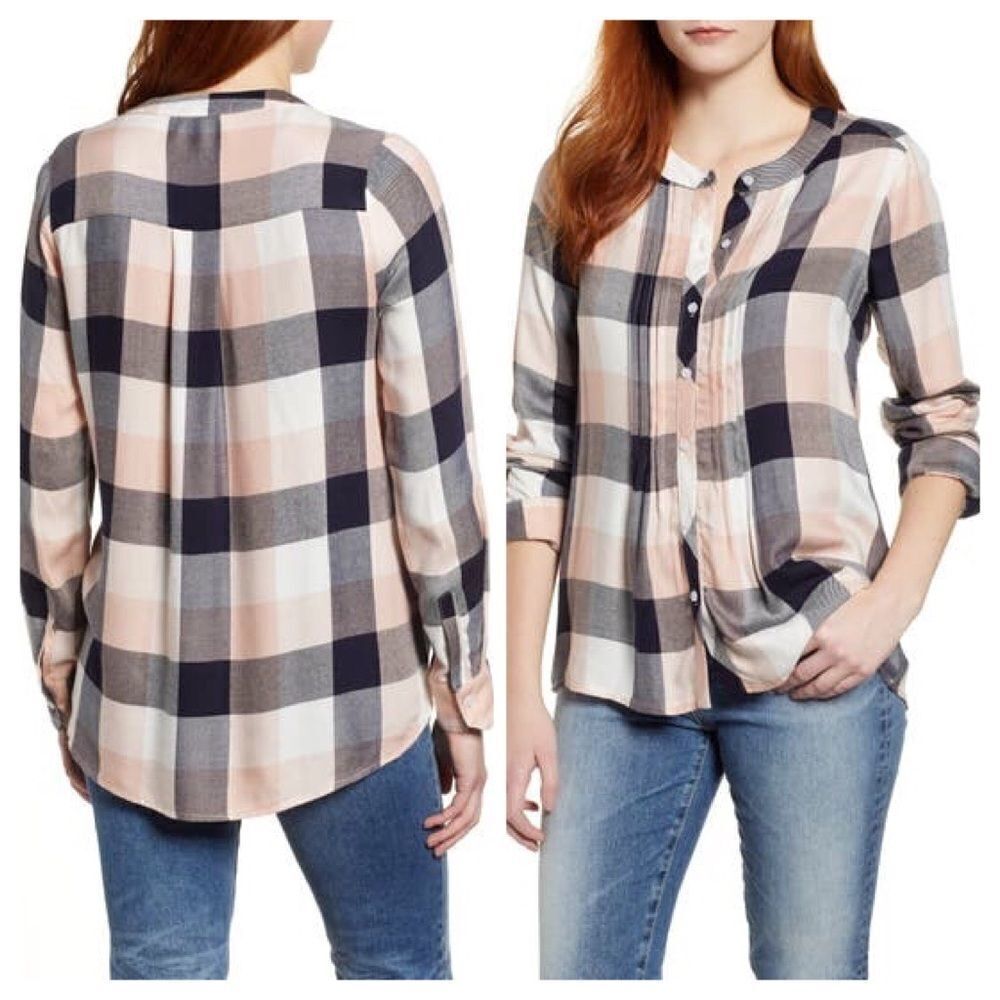 Gibson Ellen Brushed Check Shirt Size Small